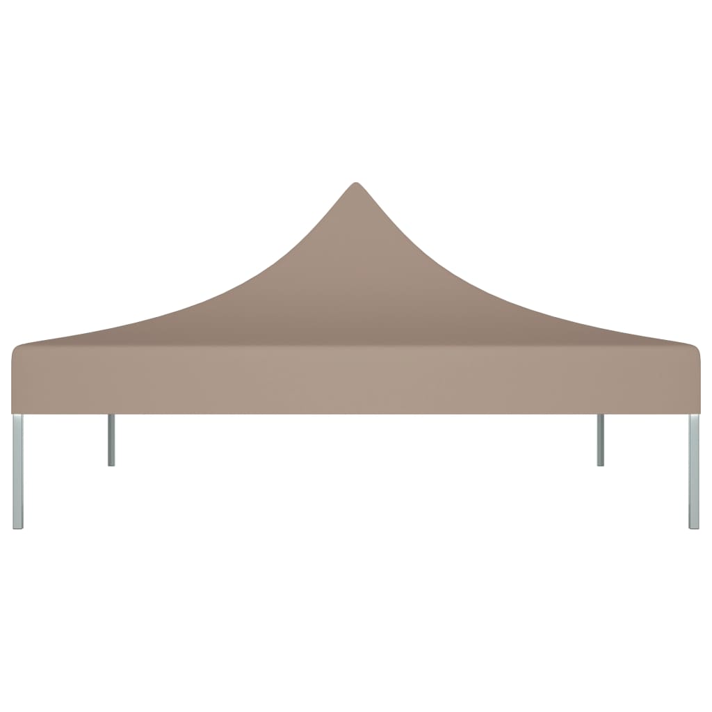 Tetto per Tendone per Feste 3x3 m Grigio Talpa 270 g/mÃ‚Â²