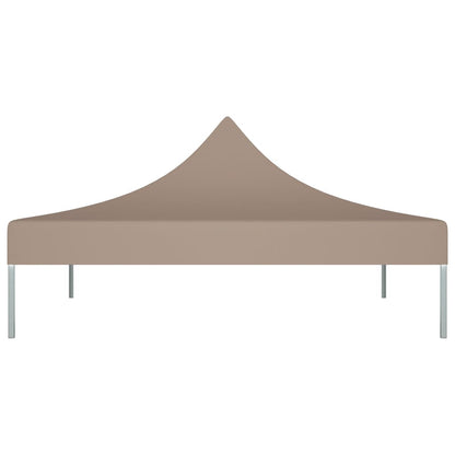 Tetto per Tendone per Feste 3x3 m Grigio Talpa 270 g/mÃ‚Â²