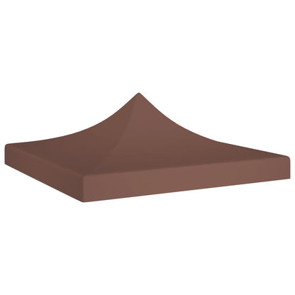 Tetto per Tendone per Feste 3x3 m Marrone 270 g/mÂ²