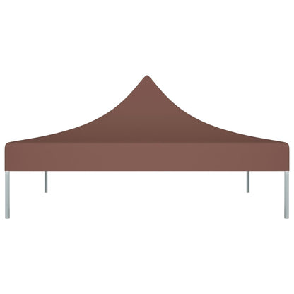 Tetto per Tendone per Feste 3x3 m Marrone 270 g/mÂ²