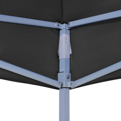 Tetto per Tendone per Feste 3x3 m Nero 270 g/mÃ‚Â²