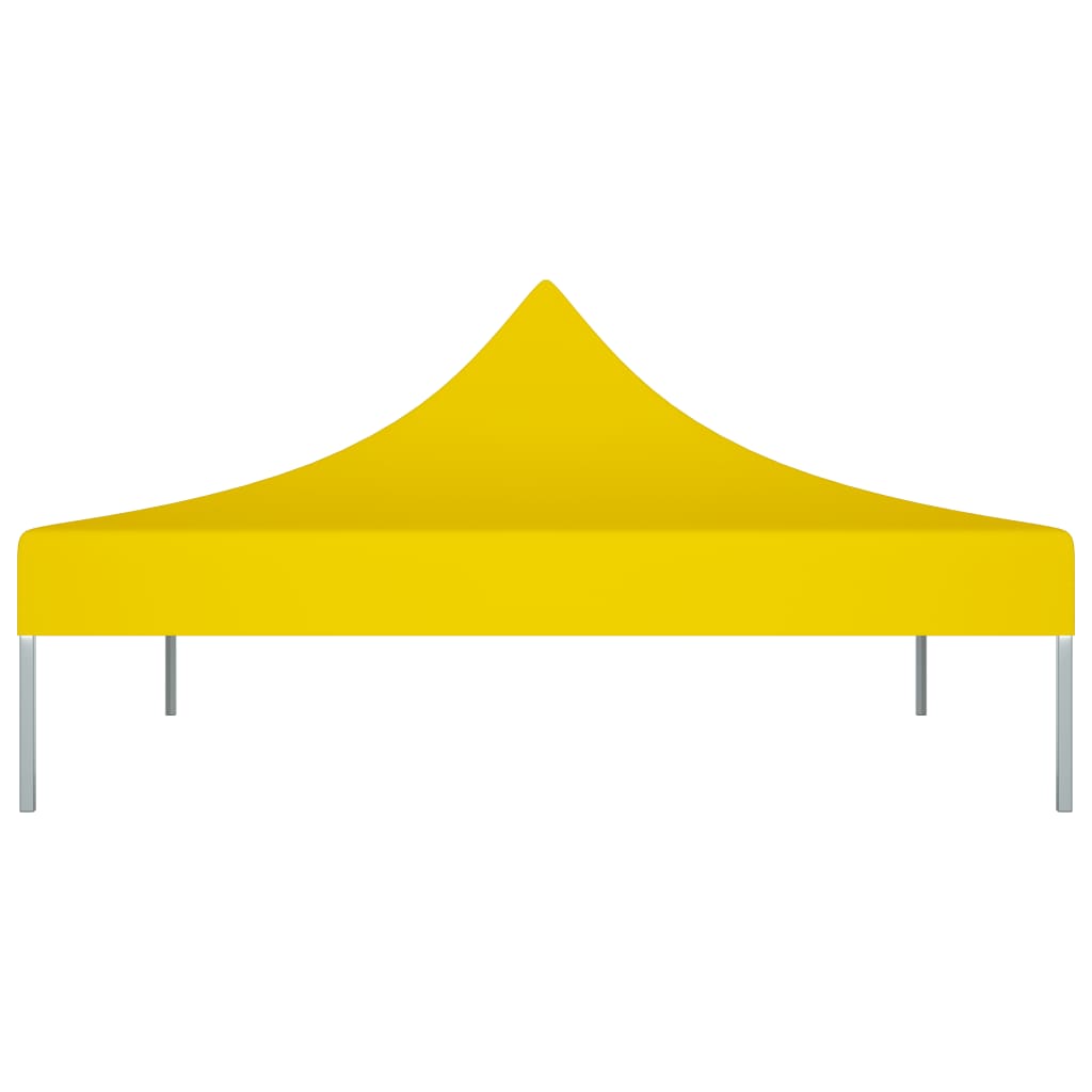 Tetto per Tendone per Feste 3x3 m Giallo 270 g/mÂ²