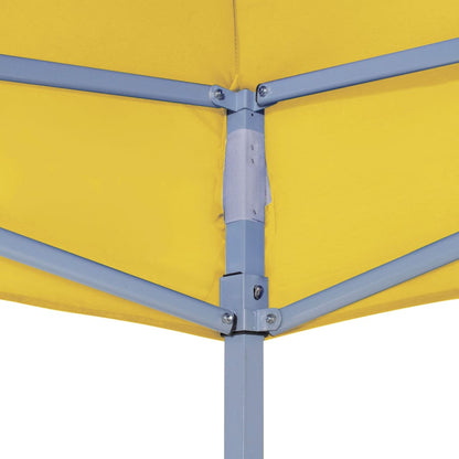 Tetto per Tendone per Feste 3x3 m Giallo 270 g/mÂ²