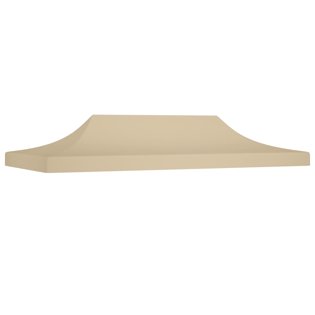 Tetto per Tendone per Feste 6x3 m Beige 270 g/mÃ‚Â²