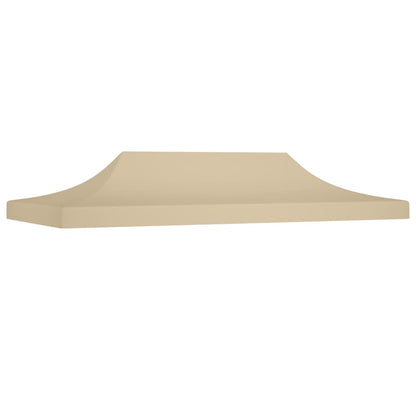 Tetto per Tendone per Feste 6x3 m Beige 270 g/mÃ‚Â²