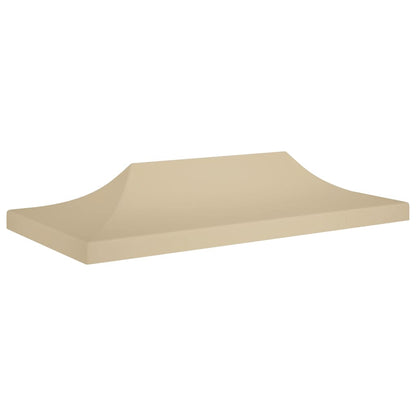 Tetto per Tendone per Feste 6x3 m Beige 270 g/mÃ‚Â²