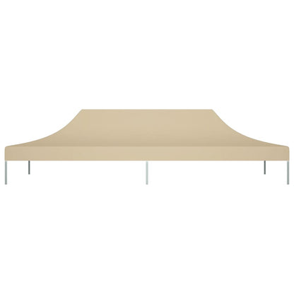 Tetto per Tendone per Feste 6x3 m Beige 270 g/mÃ‚Â²