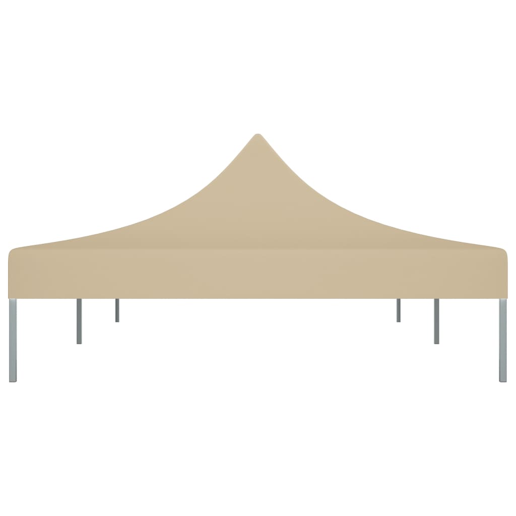 Tetto per Tendone per Feste 6x3 m Beige 270 g/mÃ‚Â²