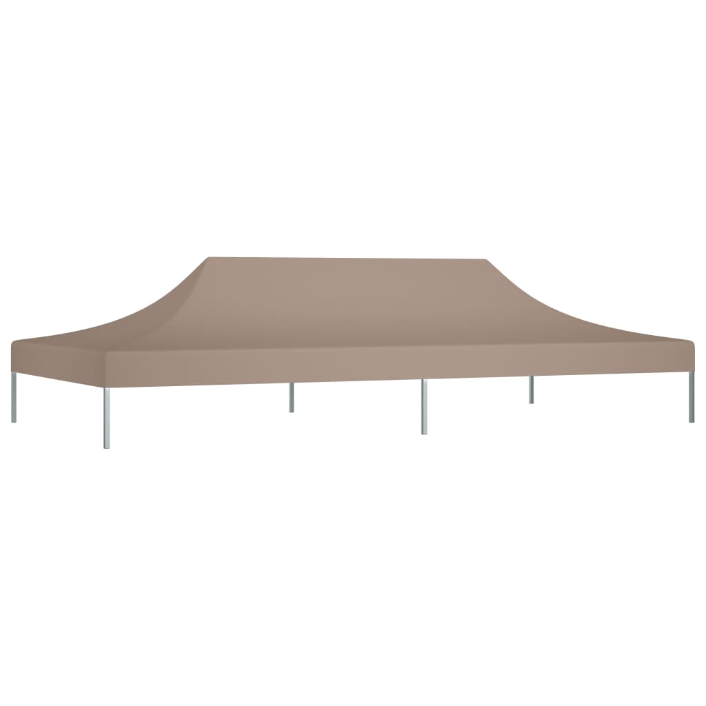 Tetto per Tendone per Feste 6x3 m Grigio Talpa 270 g/mÂ²