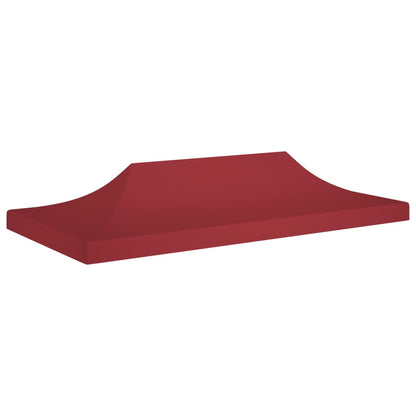 Tetto per Tendone per Feste 6x3 m Rosso Borgogna 270 g/mÂ²