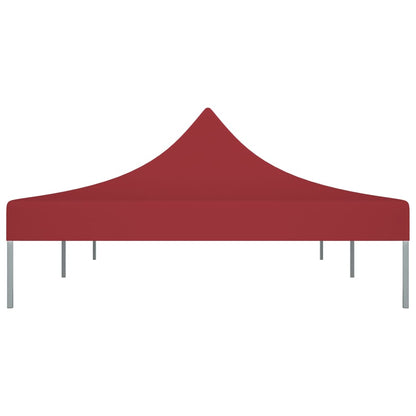 Tetto per Tendone per Feste 6x3 m Rosso Borgogna 270 g/mÂ²
