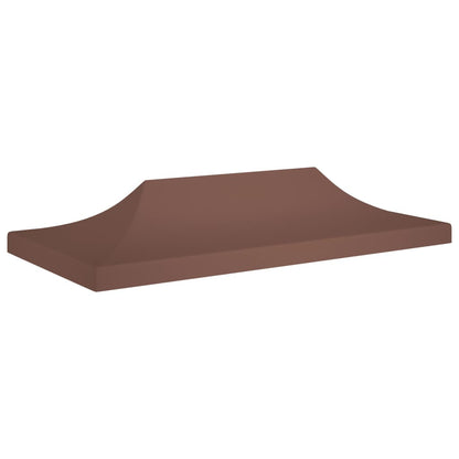 Tetto per Tendone per Feste 6x3 m Marrone 270 g/mÂ²