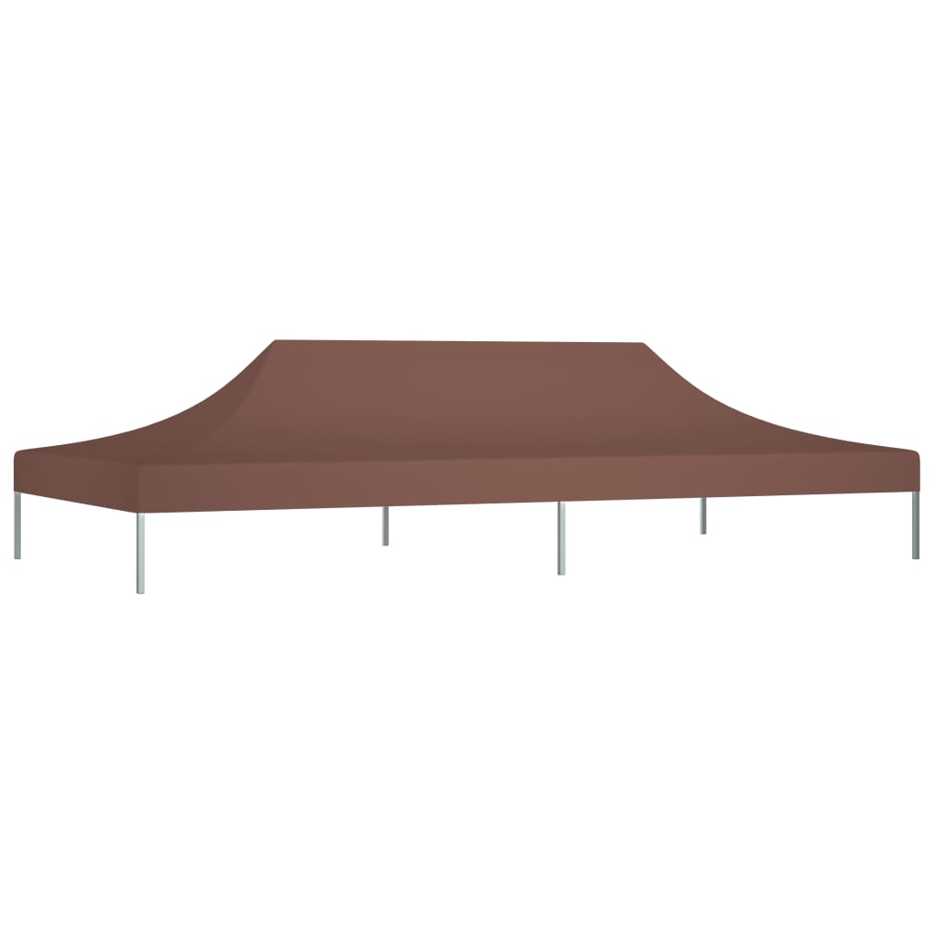 Tetto per Tendone per Feste 6x3 m Marrone 270 g/mÂ²