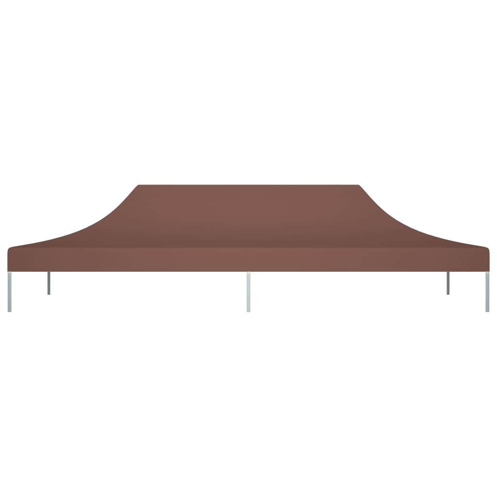 Tetto per Tendone per Feste 6x3 m Marrone 270 g/mÂ²