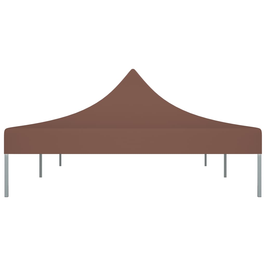 Tetto per Tendone per Feste 6x3 m Marrone 270 g/mÂ²