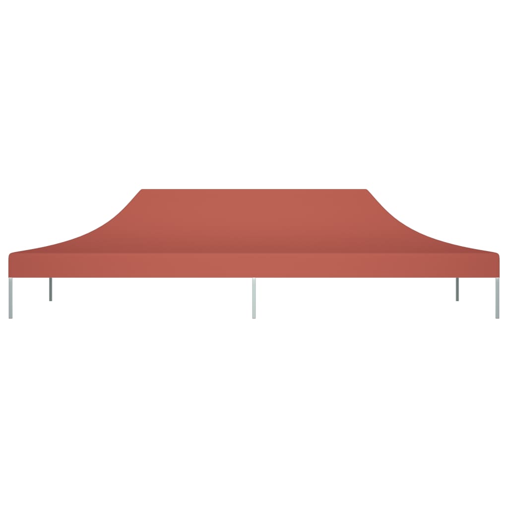 Tetto per Tendone per Feste 6x3 m Terracotta 270 g/mÂ²