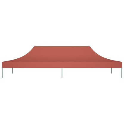 Tetto per Tendone per Feste 6x3 m Terracotta 270 g/mÂ²