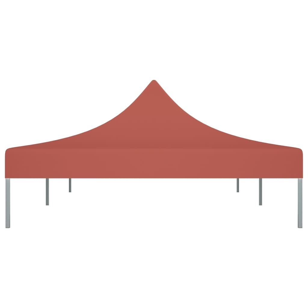 Tetto per Tendone per Feste 6x3 m Terracotta 270 g/mÂ²