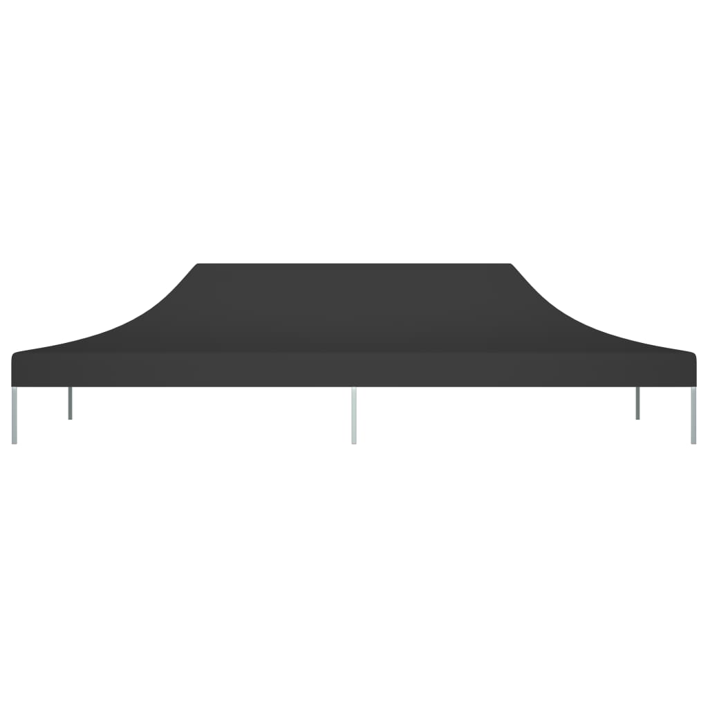 Tetto per Tendone per Feste 6x3 m Nero 270 g/mÃƒâ€šÃ‚Â²