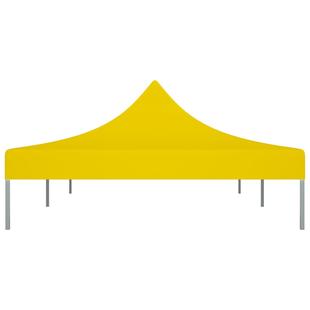 Tetto per Tendone per Feste 6x3 m Giallo 270 g/mÂ²