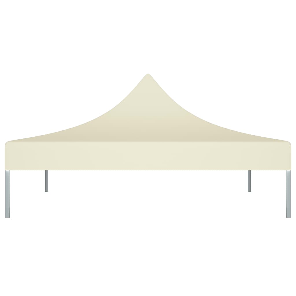 Tetto per Tendone per Feste 2x2 m Crema 270 g/mÂ²