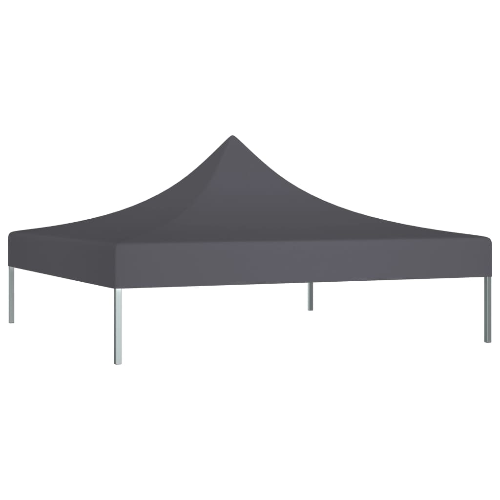 Tetto per Tendone per Feste 2x2 m Antracite 270 g/mÂ²