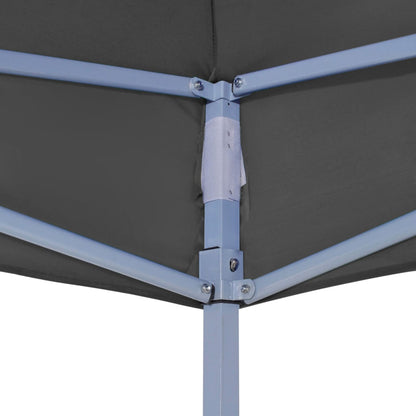 Tetto per Tendone per Feste 2x2 m Antracite 270 g/mÂ²