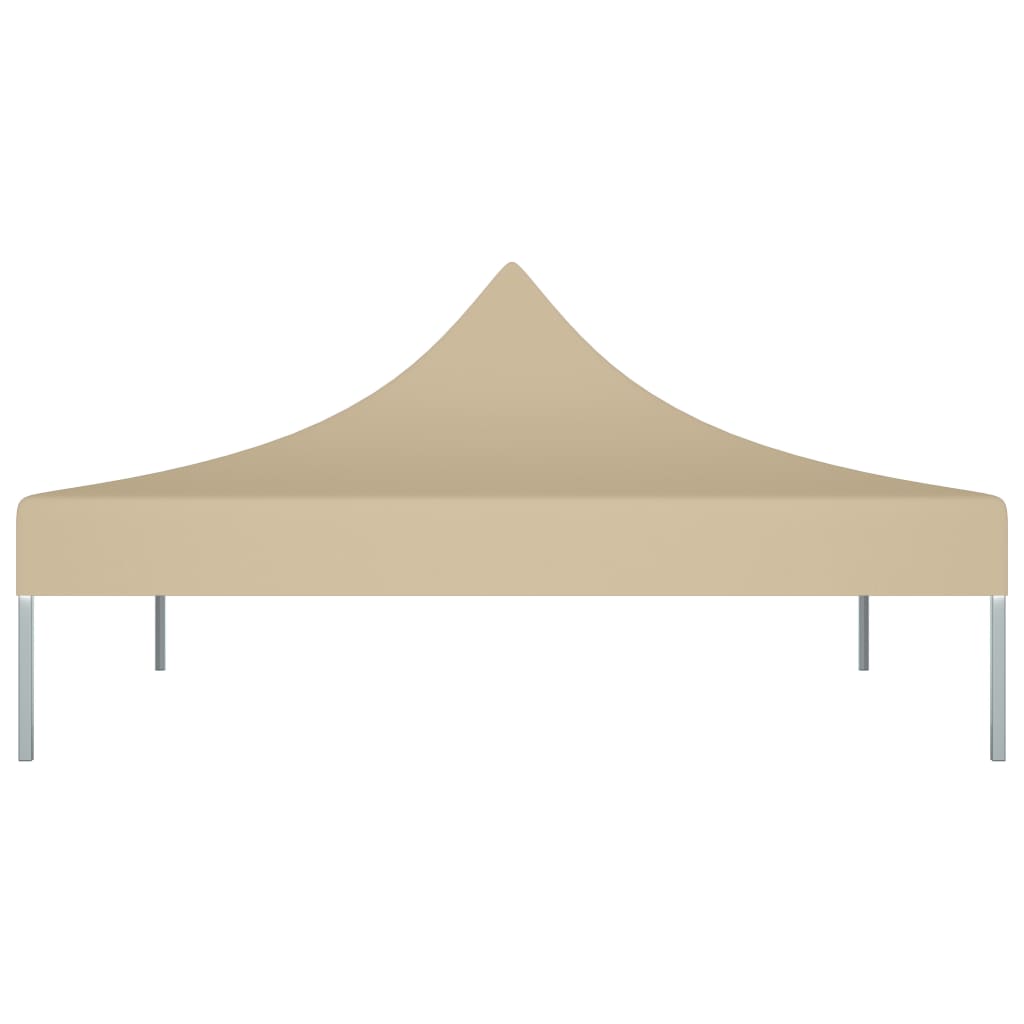 Tetto per Tendone per Feste 2x2 m Beige 270 g/mÃ‚Â²