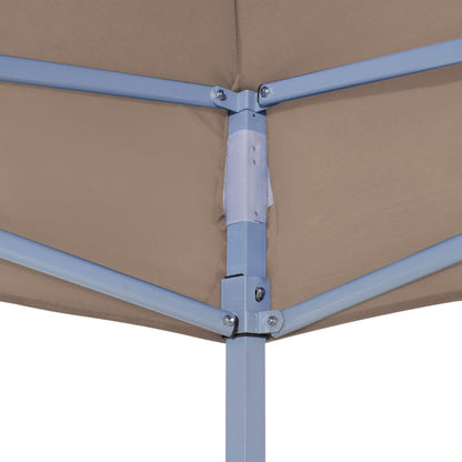 Tetto per Tendone per Feste 2x2 m Grigio Talpa 270 g/mÃ‚Â²
