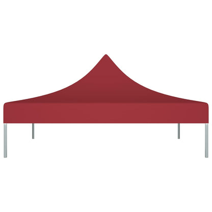 Tetto per Tendone per Feste 2x2 m Rosso Borgogna 270 g/mÂ²