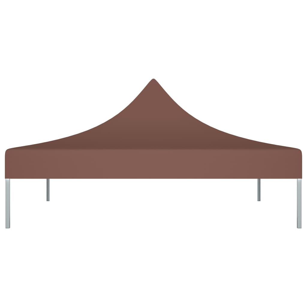 Tetto per Tendone per Feste 2x2 m Marrone 270 g/mÃ‚Â²