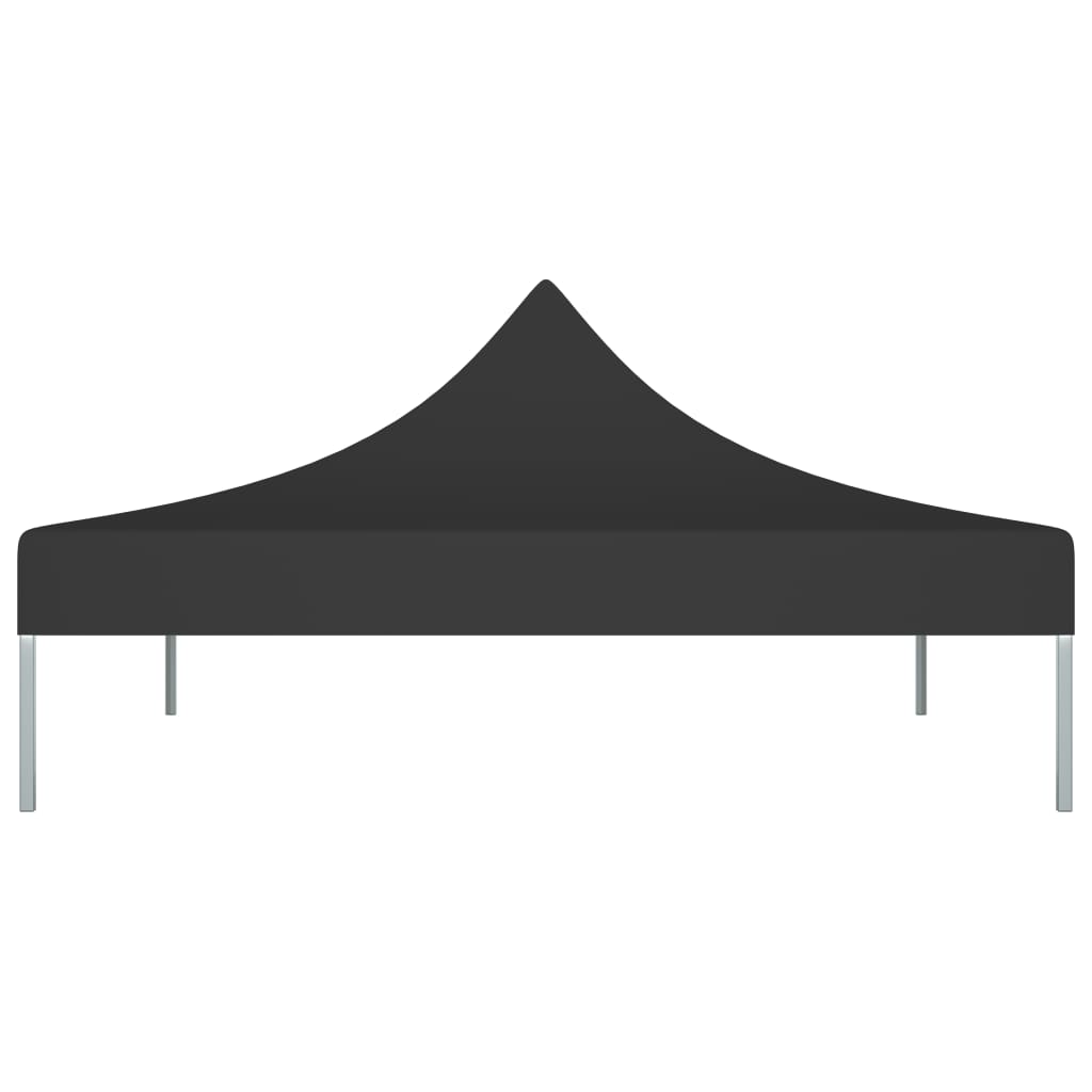 Tetto per Tendone per Feste 2x2 m Nero 270 g/mÃ‚Â²
