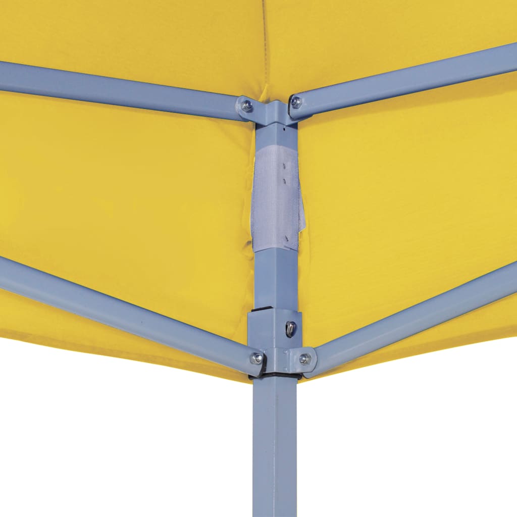 Tetto per Tendone per Feste 2x2 m Giallo 270 g/mÂ²