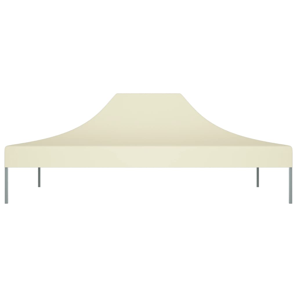 Tetto per Tendone per Feste 4x3 m Crema 270 g/mÂ²