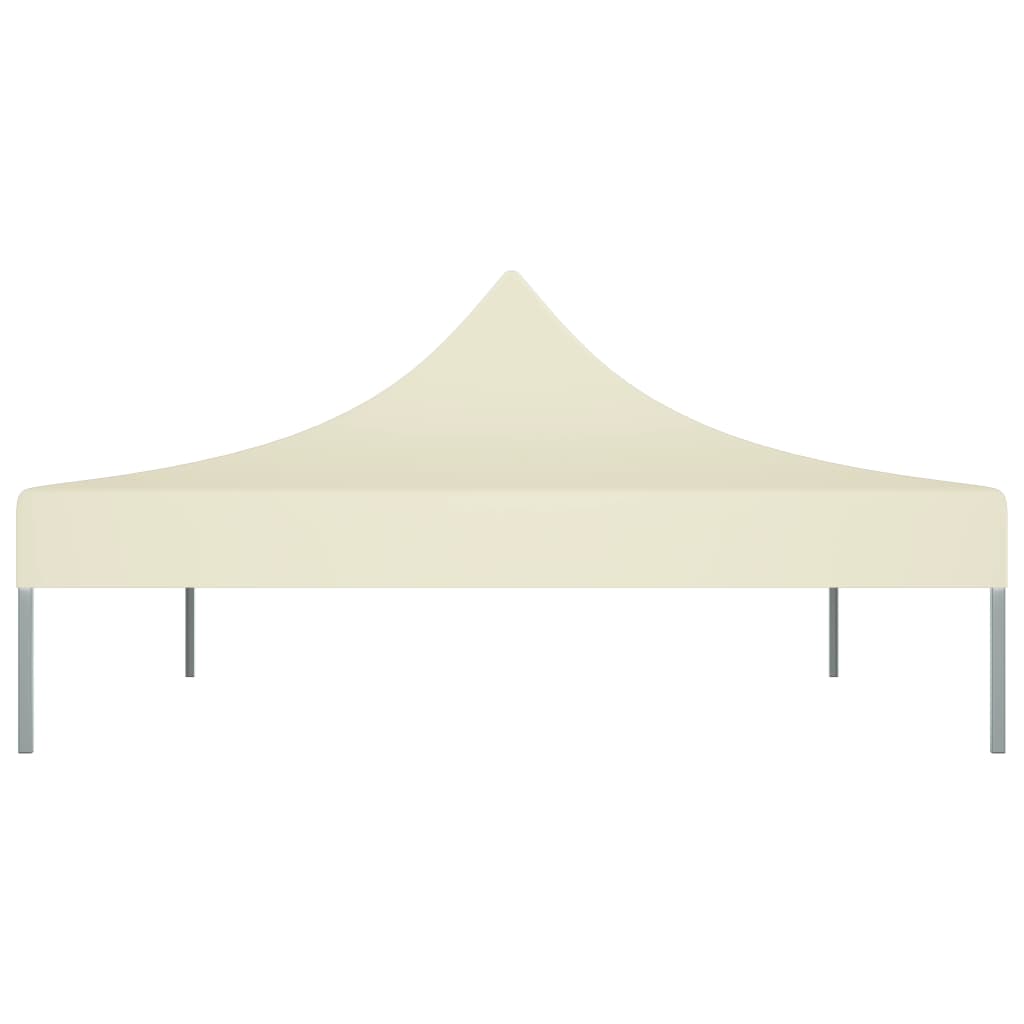 Tetto per Tendone per Feste 4x3 m Crema 270 g/mÂ²