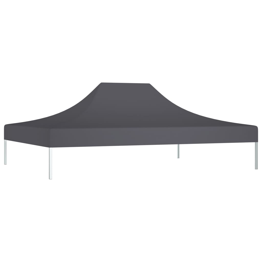 Tetto per Tendone per Feste 4x3 m Antracite 270 g/mÂ²