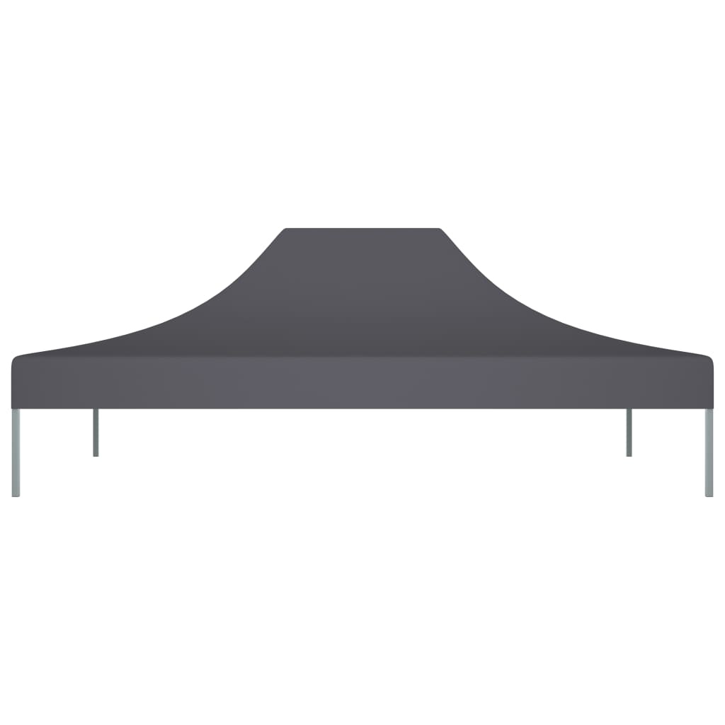 Tetto per Tendone per Feste 4x3 m Antracite 270 g/mÂ²