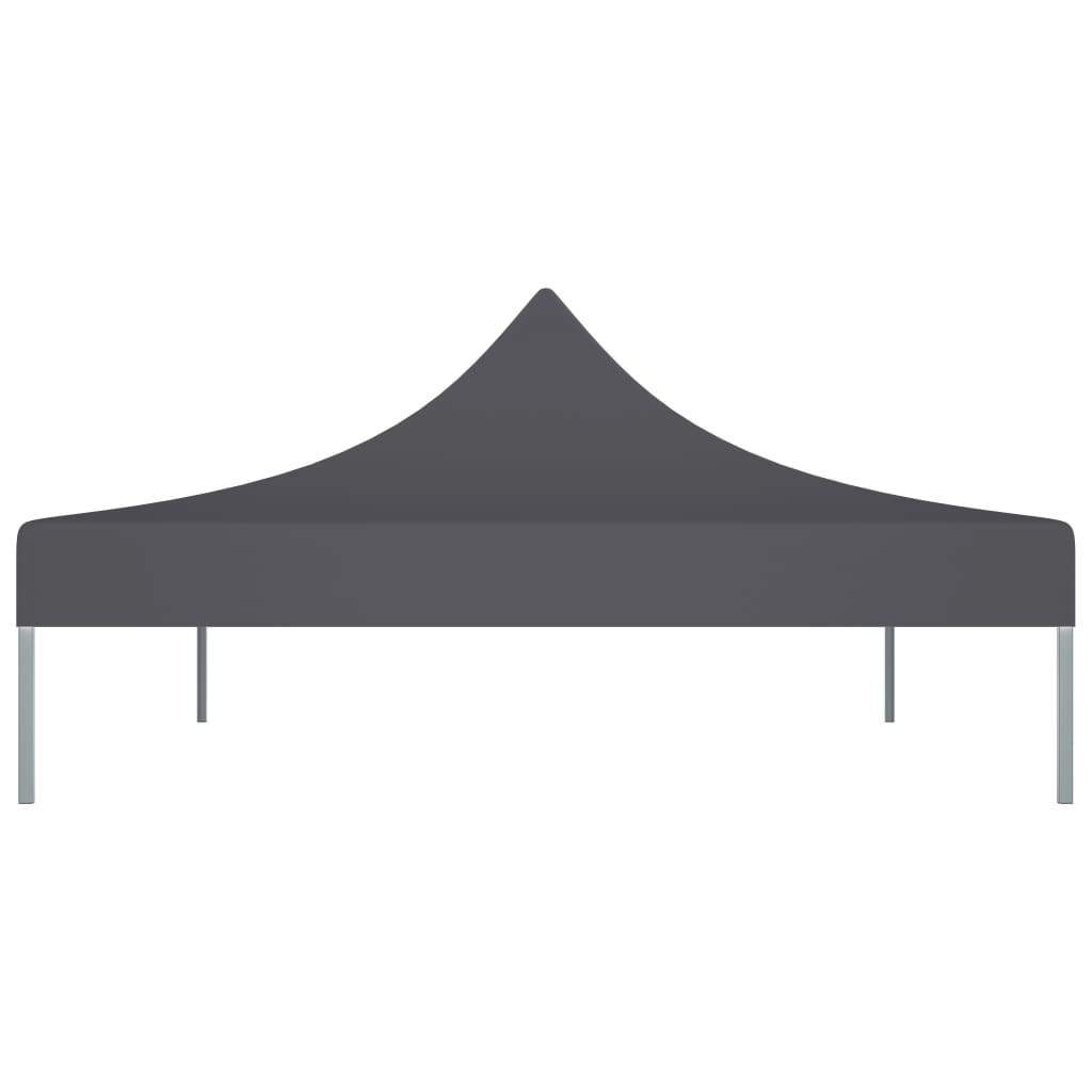 Tetto per Tendone per Feste 4x3 m Antracite 270 g/mÂ²
