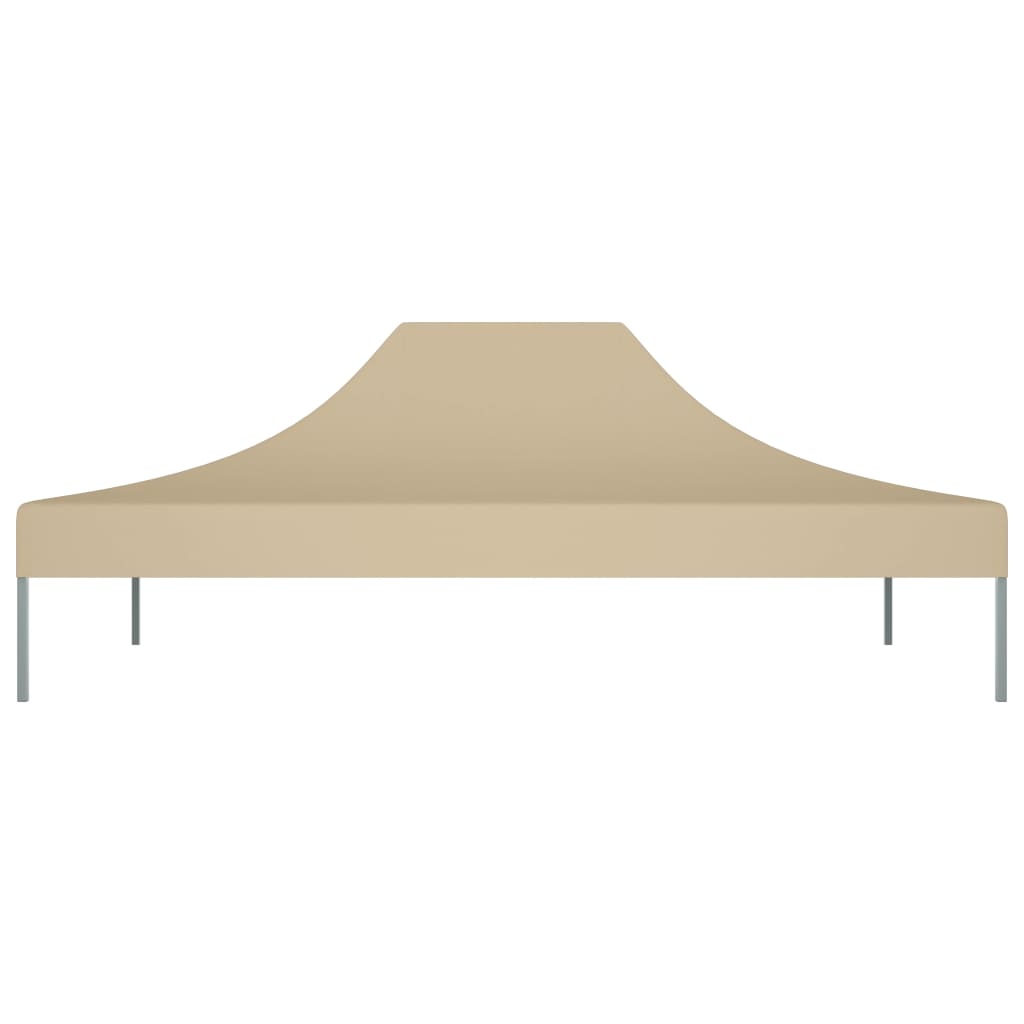Tetto per Tendone per Feste 4x3 m Beige 270 g/mÂ²