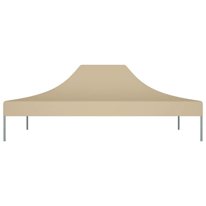 Tetto per Tendone per Feste 4x3 m Beige 270 g/mÂ²
