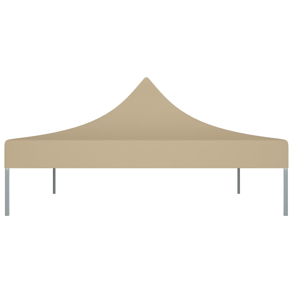 Tetto per Tendone per Feste 4x3 m Beige 270 g/mÂ²