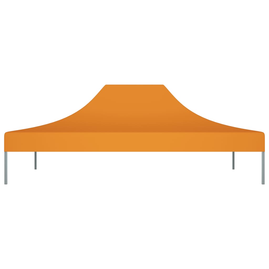 Tetto per Tendone per Feste 4x3 m Arancione 270 g/mÂ²