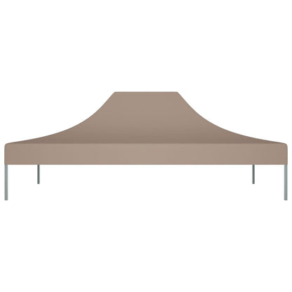 Tetto per Tendone per Feste 4x3 m Grigio Talpa 270 g/mÂ²