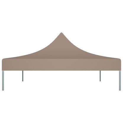 Tetto per Tendone per Feste 4x3 m Grigio Talpa 270 g/mÂ²