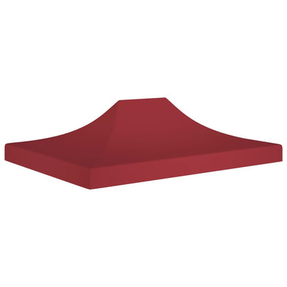Tetto per Tendone per Feste 4x3 m Rosso Borgogna 270 g/mÂ²