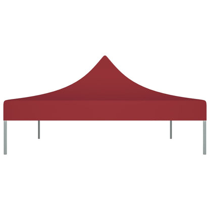 Tetto per Tendone per Feste 4x3 m Rosso Borgogna 270 g/mÂ²