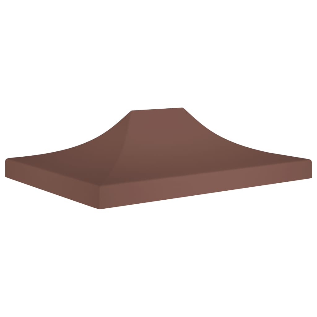 Tetto per Tendone per Feste 4x3 m Marrone 270 g/mÂ²