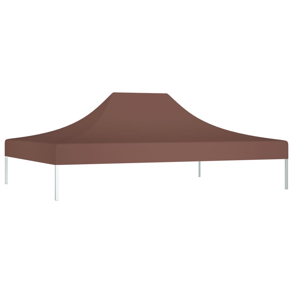 Tetto per Tendone per Feste 4x3 m Marrone 270 g/mÂ²