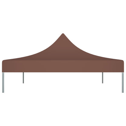 Tetto per Tendone per Feste 4x3 m Marrone 270 g/mÂ²