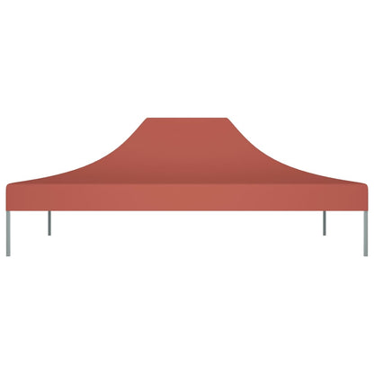 Tetto per Tendone per Feste 4x3 m Terracotta 270 g/mÂ²